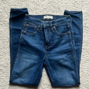 Madewell high rise skinny jeans - size 23